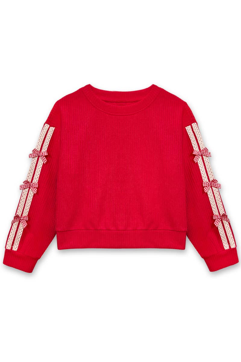 Ivy Girls Knit Ribbed Pullover Sweater