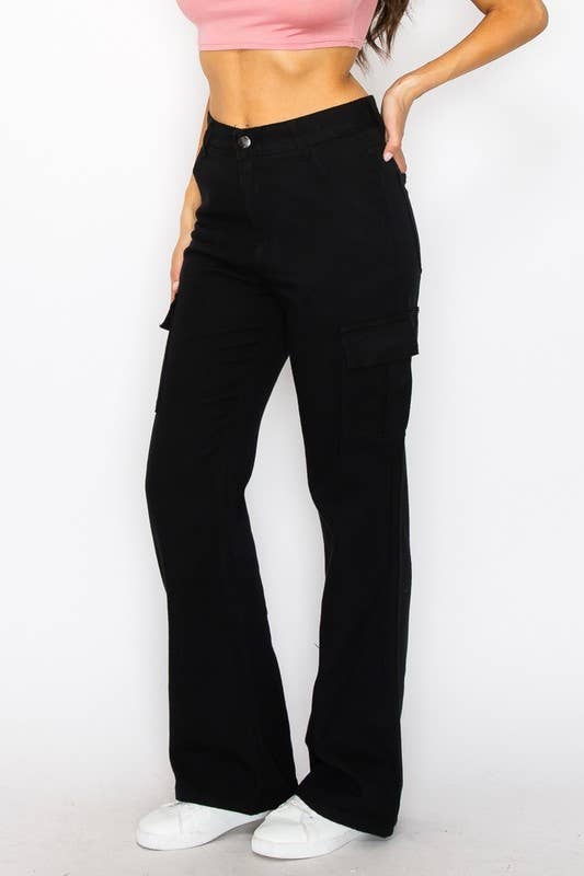 Heather Cargo Jeans